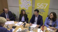 Pressekonferenz Der ÖVP Bezirk Gänserndorf Zur Gemeinderatswahl